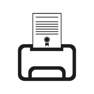 Impressão do termo de adesão no portal